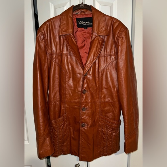 Vintage Men's Leather Jacket Wilson's Suede Leather Style